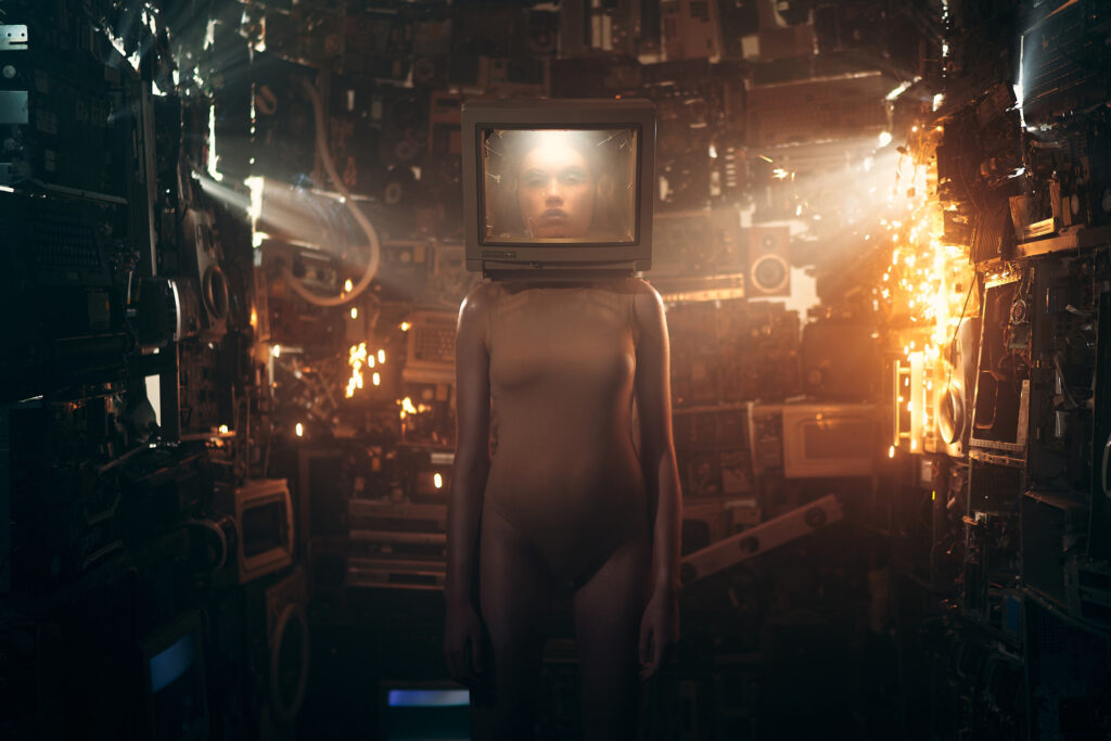 Science-Fiction Foto aus dem Kunstprojekt "Aurora".